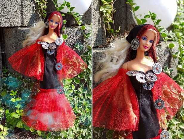 Ubranko dla lalek Barbie cyganka