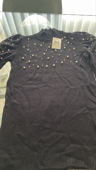 Vestido de malha tamanho único