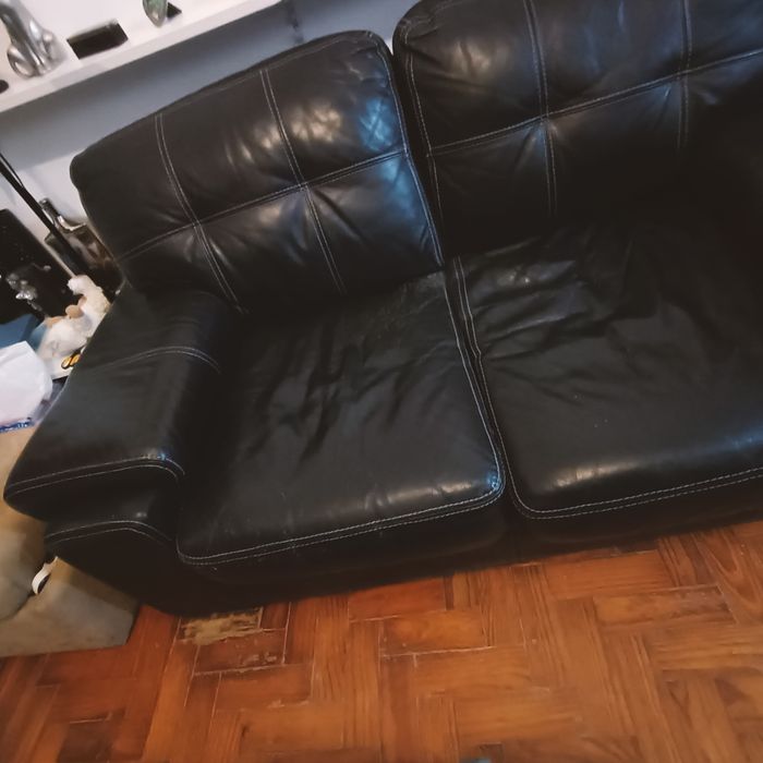 Sofá em pele , Genuína