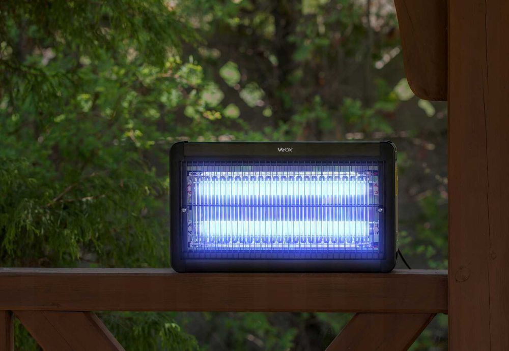 Nowa Lampa Owadobójcza UV 20W Na Komary Muchy Owady Rażąca Mocna