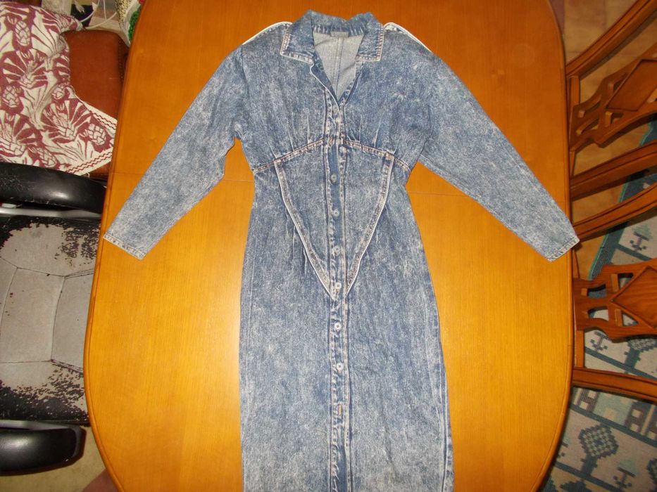 vestido de ganga tamanho 32 marca spindrift kawaii