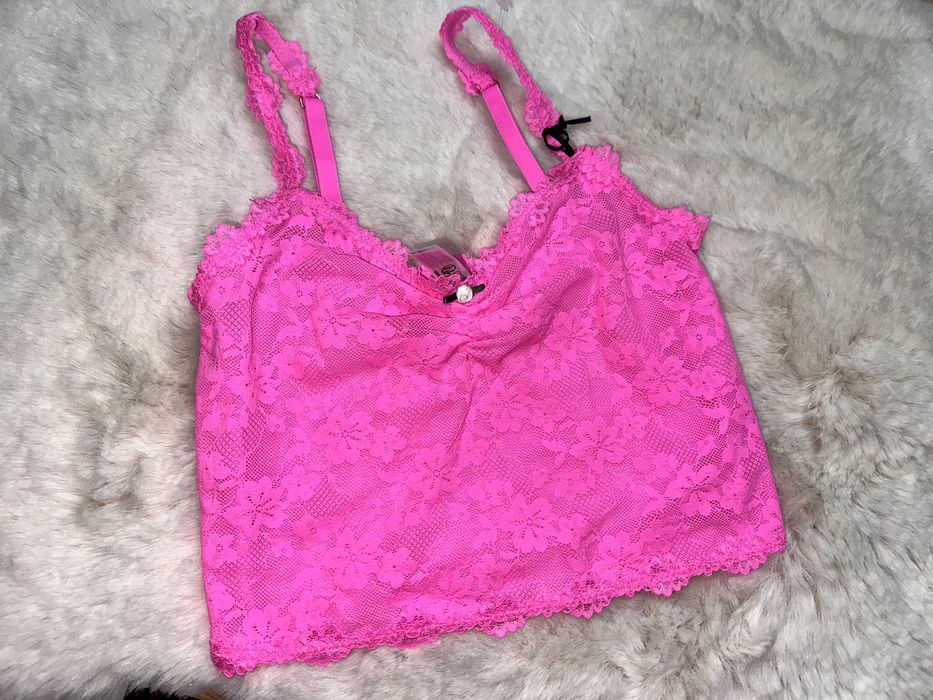 Primark koszulka top piekny koronka 2XS