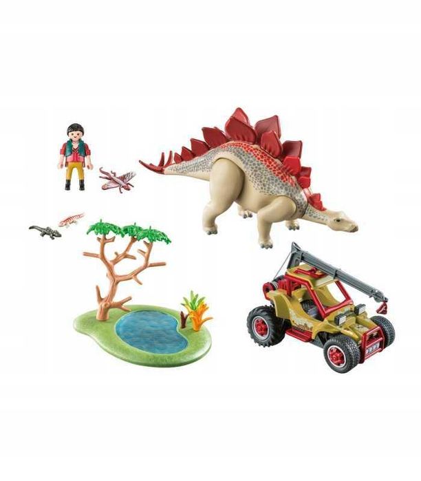 Playmobil Dinos 9432 Dinozaur Stegozaur Pojazd Badawczy NOWY W-wa Lego