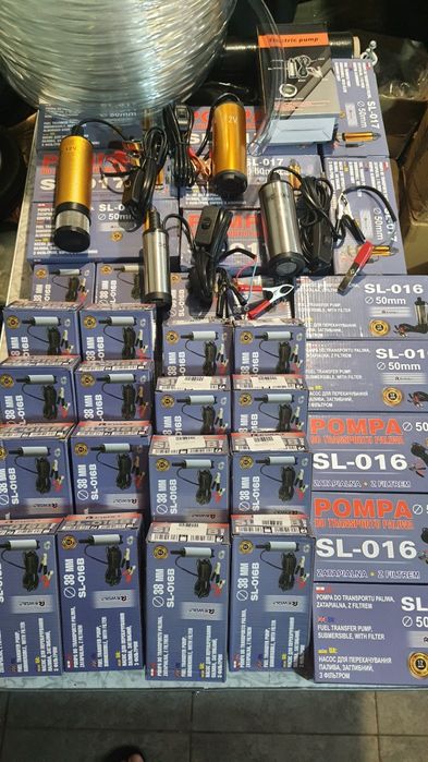 Польский насос для перекачки дизельного топлива, д.т. погружний, 12/24