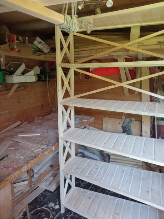 Стелаж полка деревяна