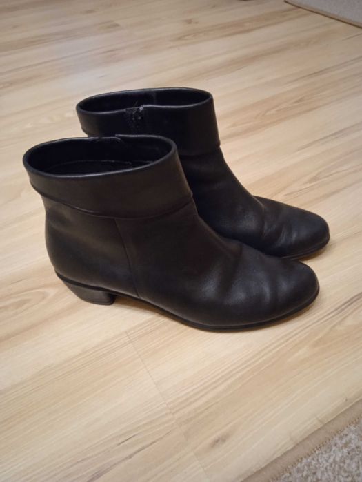 Botki, buty damskie, skóra, Ecco  41/40