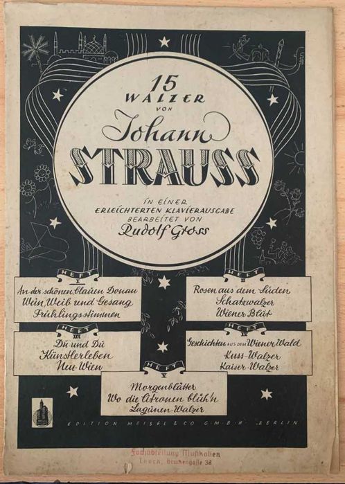 Strauss Johann, nuty 4 tworów