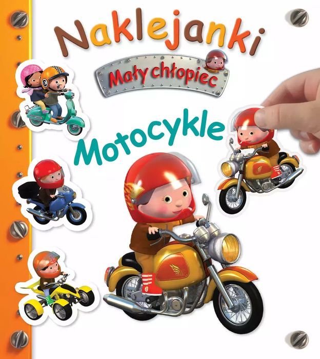 Mały chłopiec. Naklejanki. Motocykle. Olesiejuk Sp. z o.o.