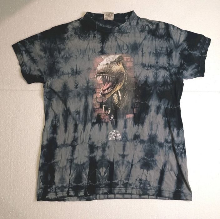 T-Shirt Dino Parque Lourinhã Portugal Unisexo L Tie Dye Dinossauro