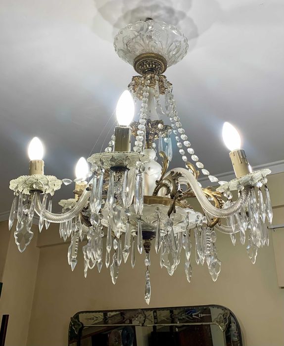 Lustres vintage de cristal