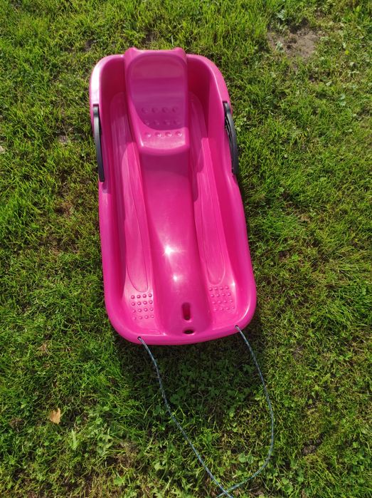 Sanki plastikowe różowe