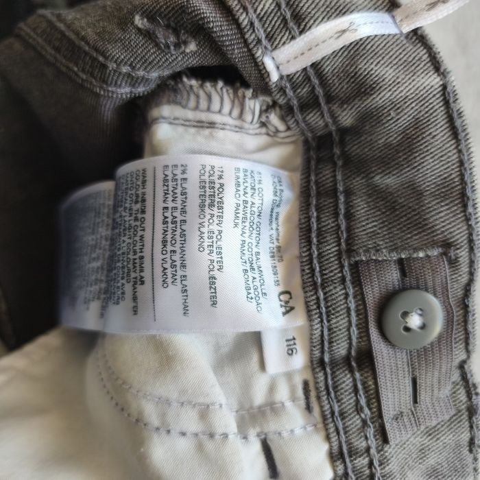 Nowe szorty z elastycznego denimu C&A szare 116