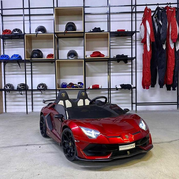 Lamborghini SVJ z funkcją DRIFT auto na akumulator SX2028 czerwony
