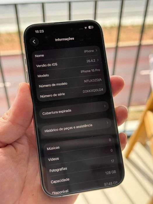 iPhone 15 Pro 128Gb como Novo (Garantia de 6 meses)