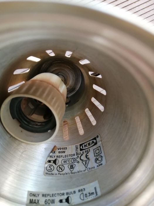 Projetor / candeeiro de parede interior ikea