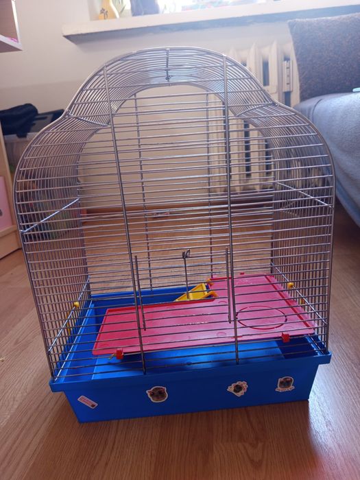 Sprzedam klatkę widoczną na zdjęciu dla ptaków lub  chomika