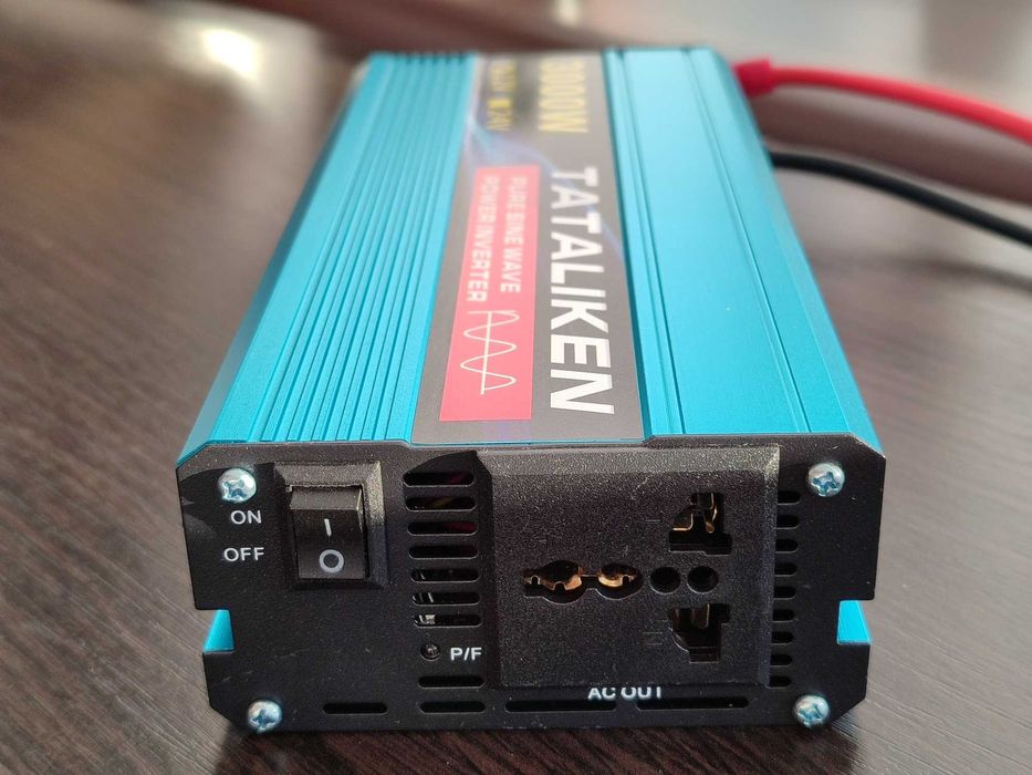 Инвертор 12V 220V 3000W Tataliken чистый синус для котла холодильника