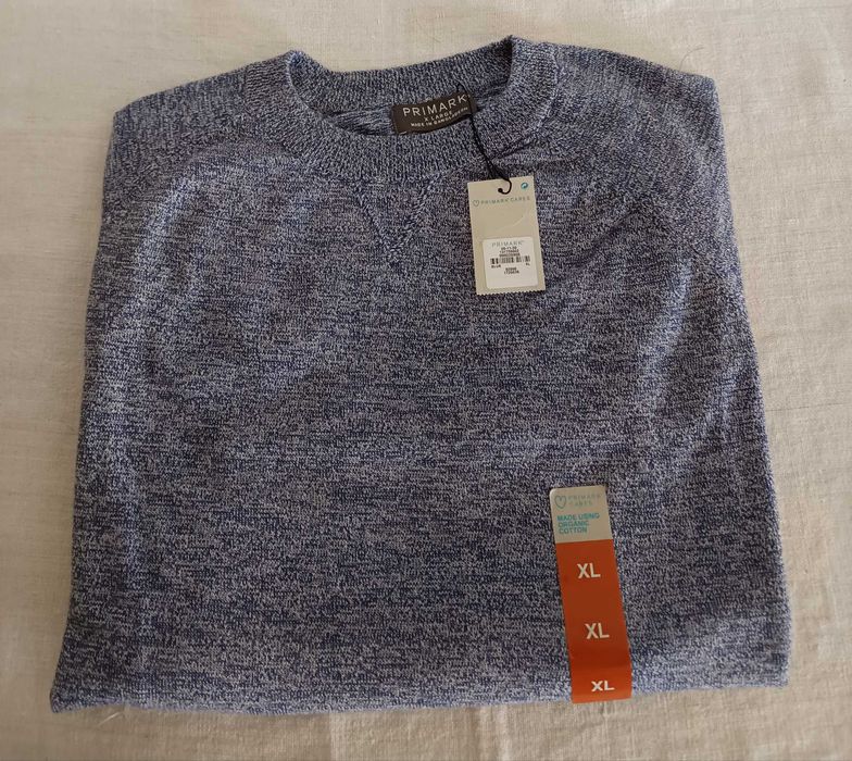 Camisola Malha Azul Primark (Tamanho XL)
