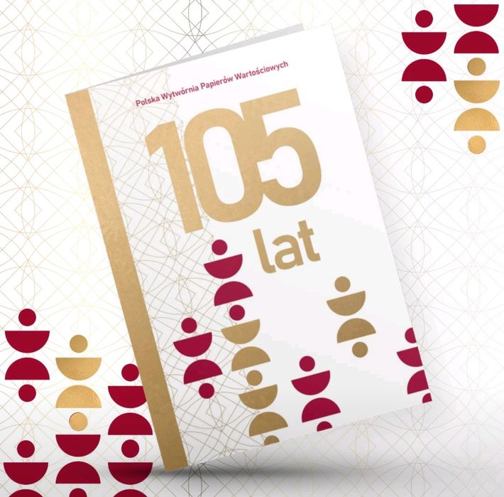 Folder 105 lat PWPW -komplet, stan gabinetowy.