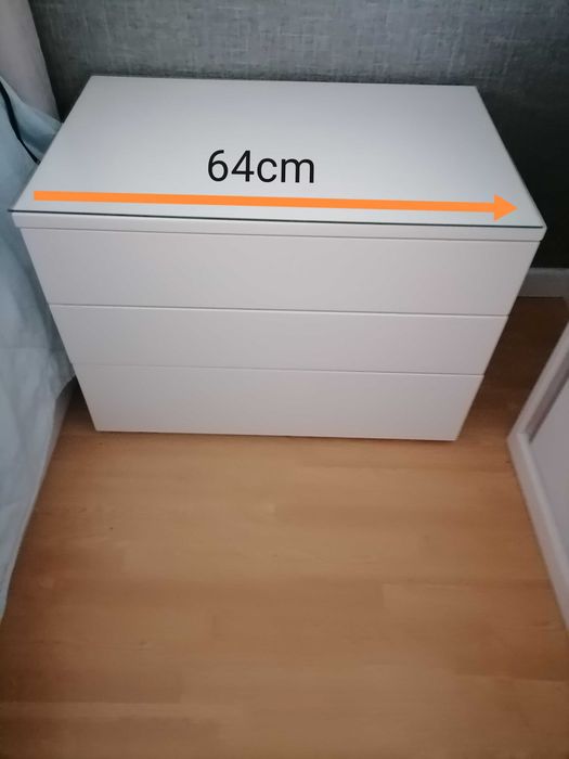 Conjunto cómoda e mesinhas sistema touch Novas