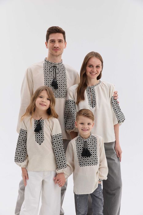 • Хіт! Парні вишиванки для всієї родини комплект вишиванок family look