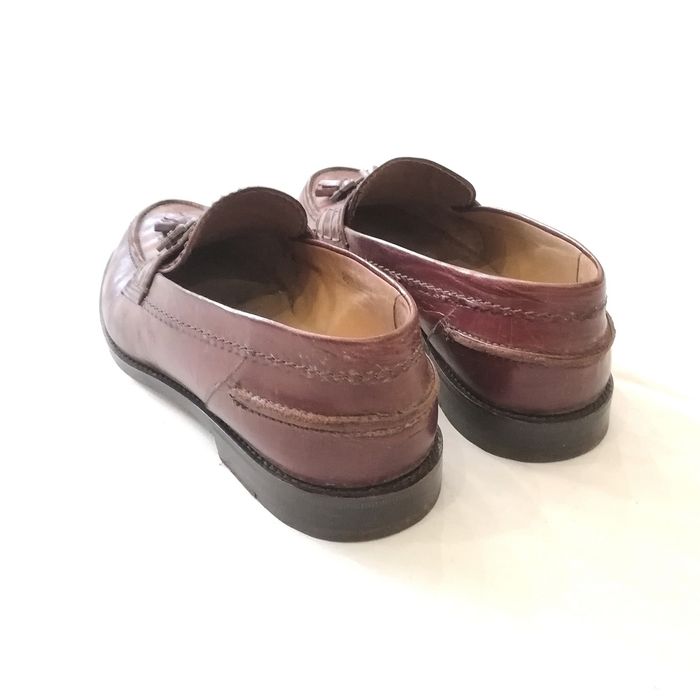 Sapatos Vintage Mocassins com berloques, de pele.