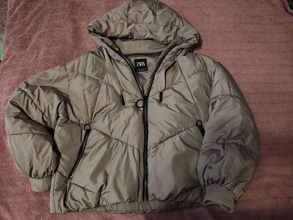 Куртка пуффер Зара розмір М