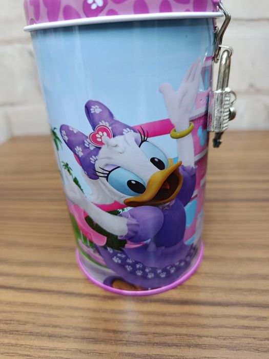 Metalowa Skarbonka na kłódkę z kluczykami Disney Myszka Minnie 13,5 x 7,5 cm