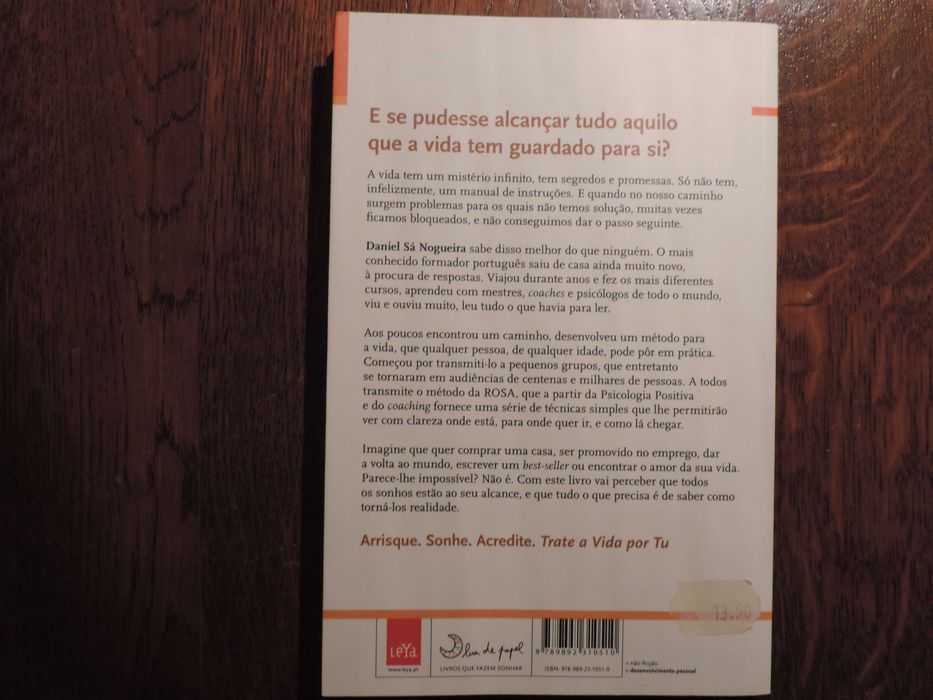Livro "Trate a vida por tu"