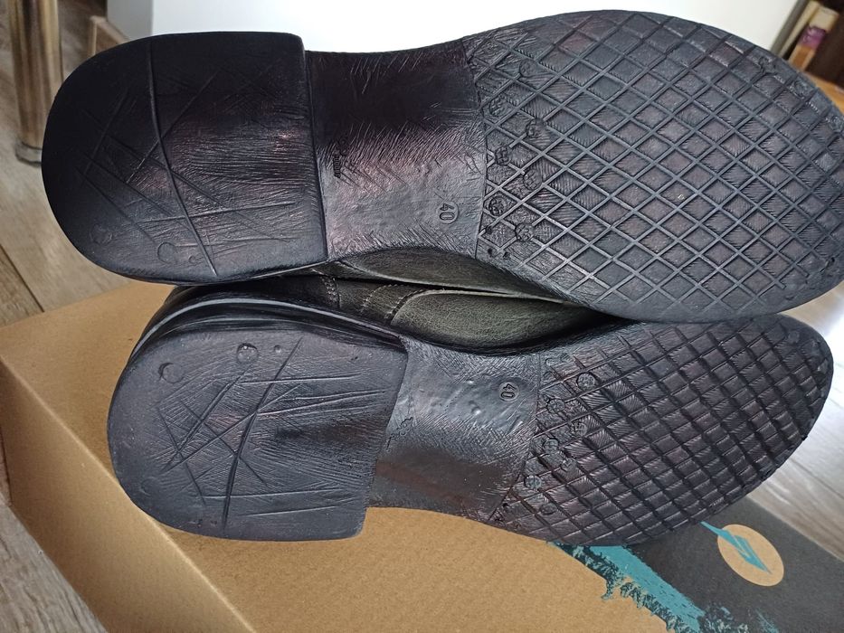 Męskie skórzane trzewiki Fernando Strappa rozm 40.