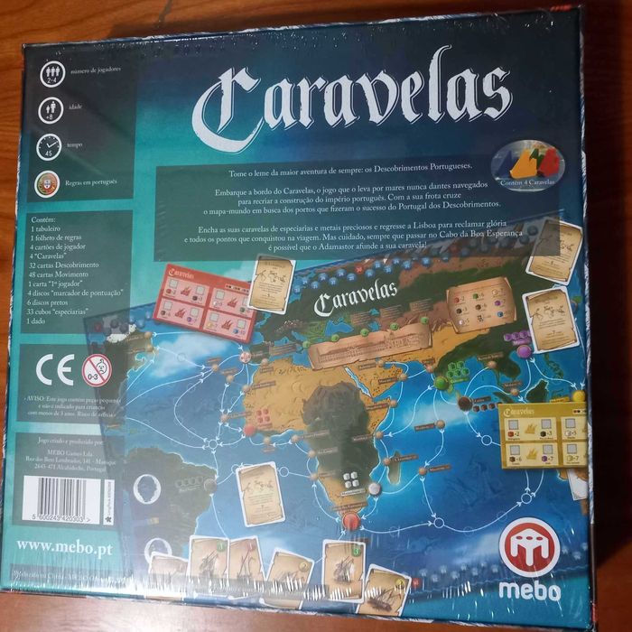 Caravelas Jogo de Tabuleiro NOVO com 20% desconto