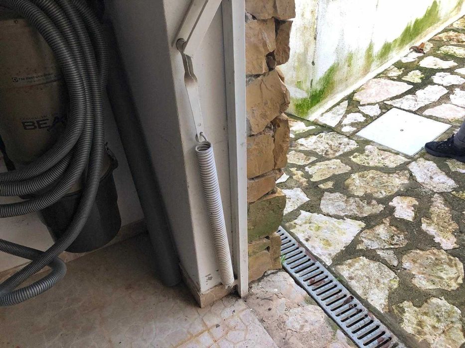 Portão de garagem basculante manual 2,52 x 2,20 m