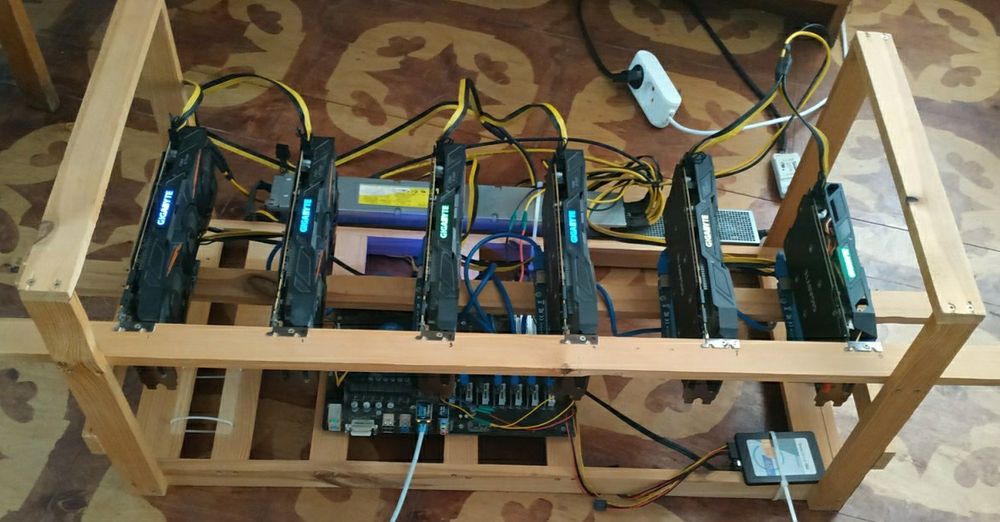 Майнинг ферма Gtx 1070