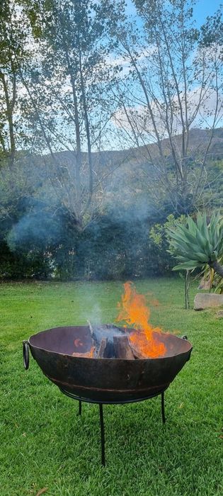 Fire pit grande ferro rústico
