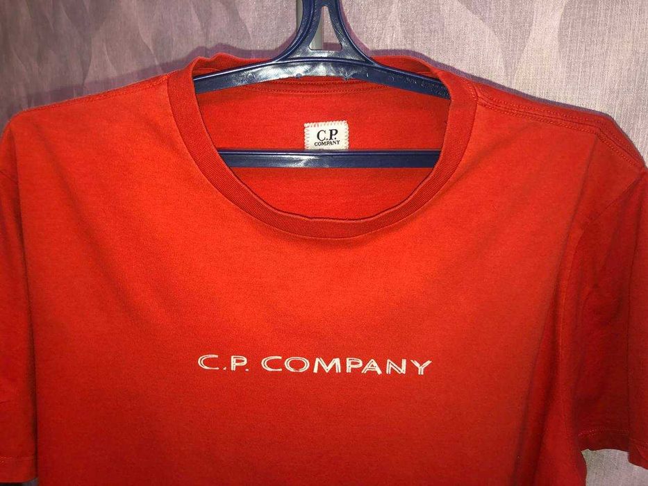 футболка C.P. Company красная