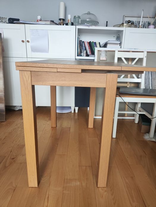 Stół Ikea rozkładany szer ok. 50/69/88,5cm długość 90 cm
