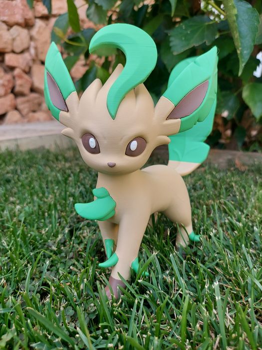 Figura colecionável do Pokémon Leafeon