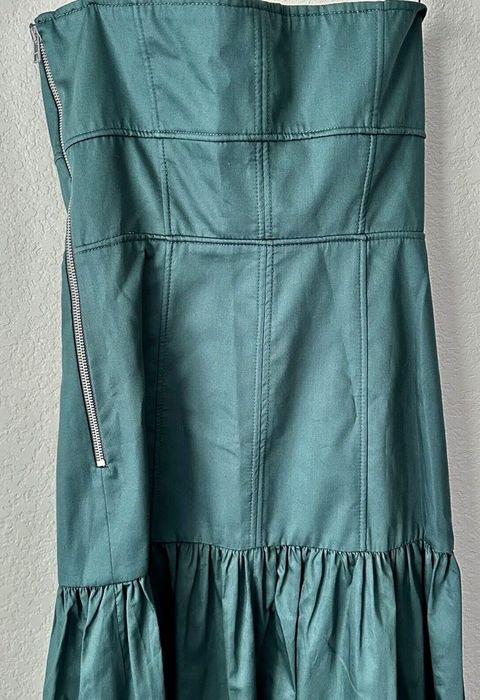 Zara szmaragdowa sukienka NOWA rozmiar XL