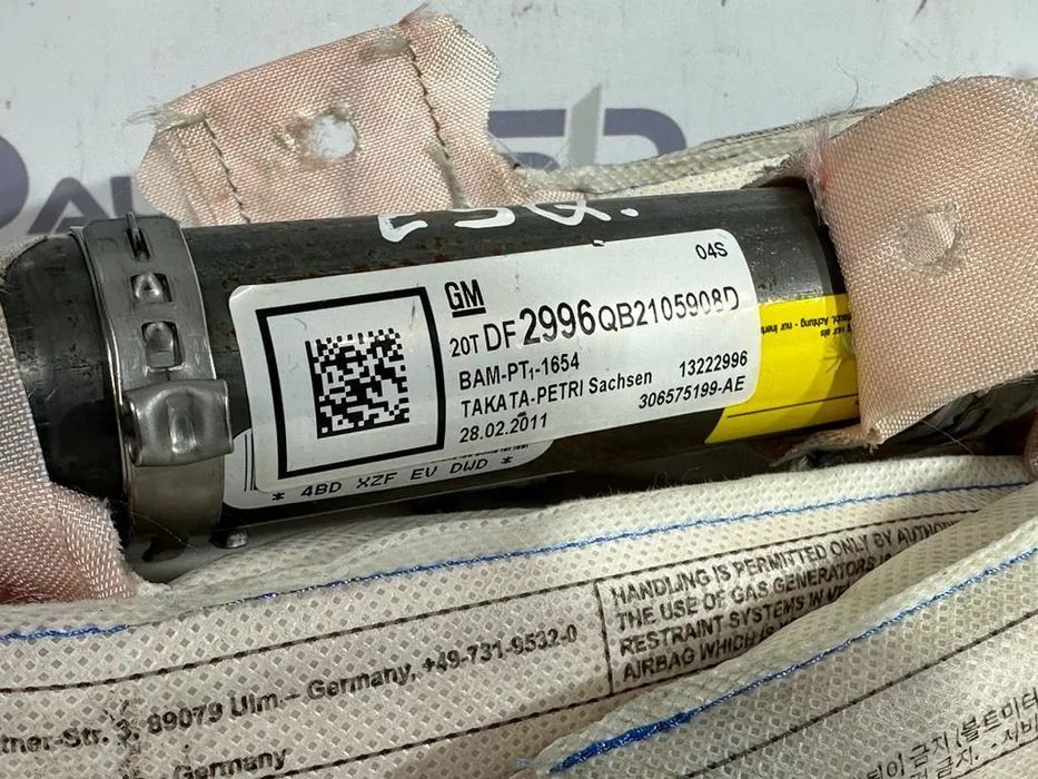 Airbag Cortina Direito / Esquerdo - Opel Insignia
