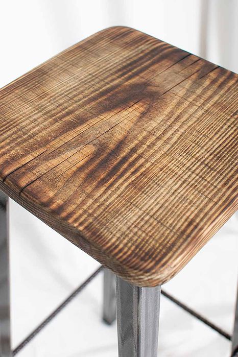 Hoker industrialny-loft-krzesło barowe