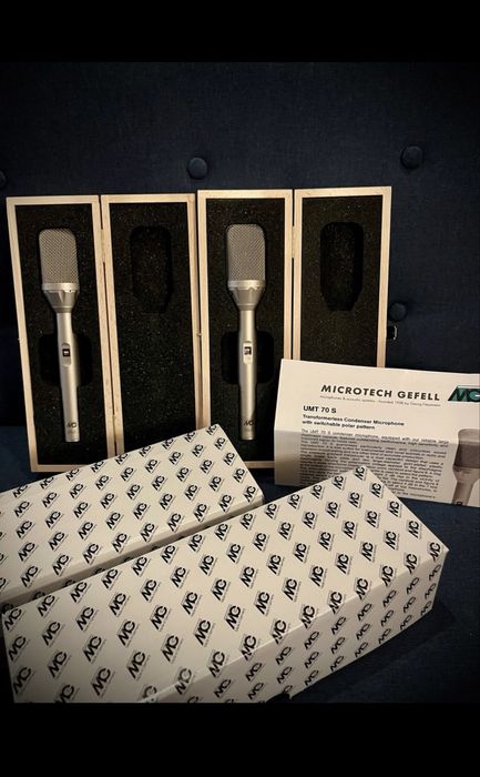 Mikrofon studyjny GEFELL UMT70s PARA - kapsuły M7 - 2022 jak nowe