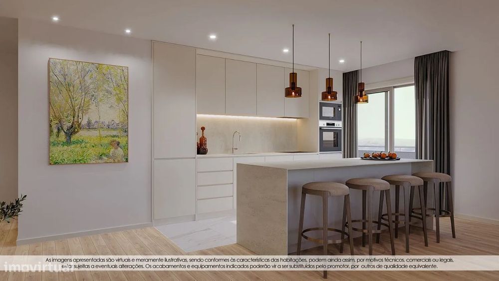 Apartamento T2 NOVO - Praça das Flores, Antas