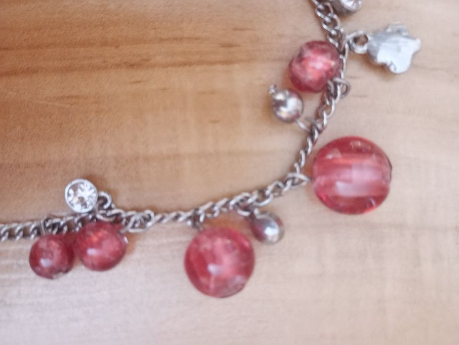 bransoletka z kryształkami