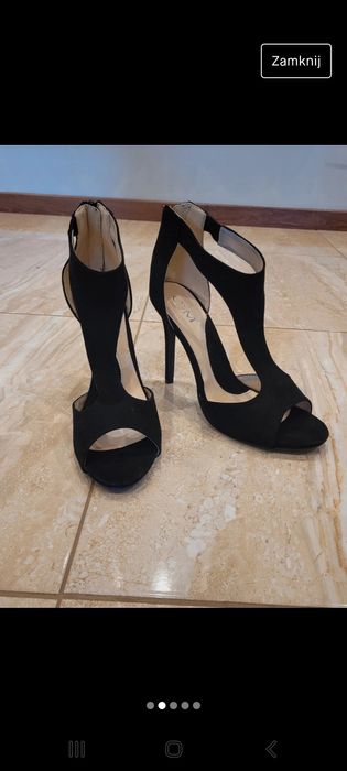 Seksowne sandały na szpilce