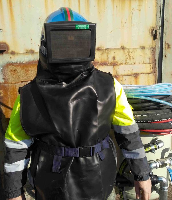 Hełm do Piaskowania Res3 + Zatyczki UVEX