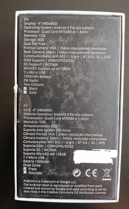 Telemóvel Insys modelo HK9 - 4010