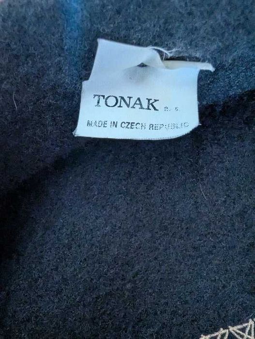 Fezko wełniany beret damski w kolorze czarnym