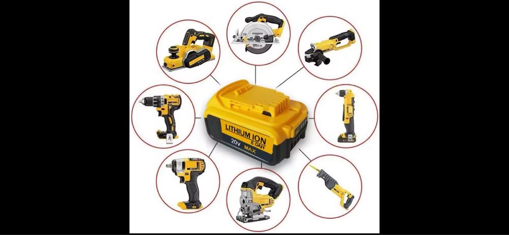 Лед лампа прожектор фонарь на акумулятор DeWalt