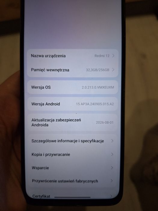 Telefon Redmi 12 sprawny