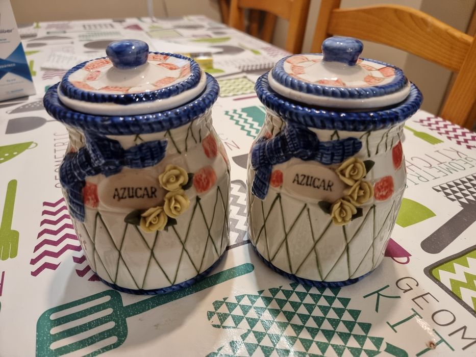 Potes Cerâmica com tampa